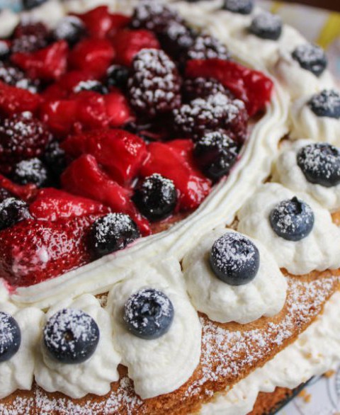 Berry Almond Cake | Pretty Polymath
