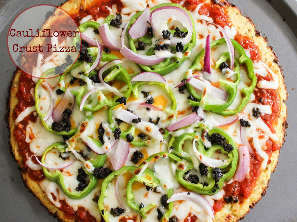 cauliflower crust pizza vegetarian