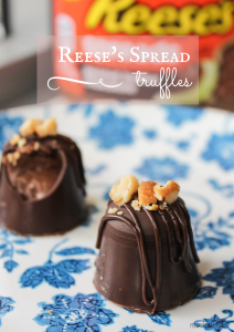 reese's spread chocolate truffles