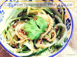 cucumber noodles recipe