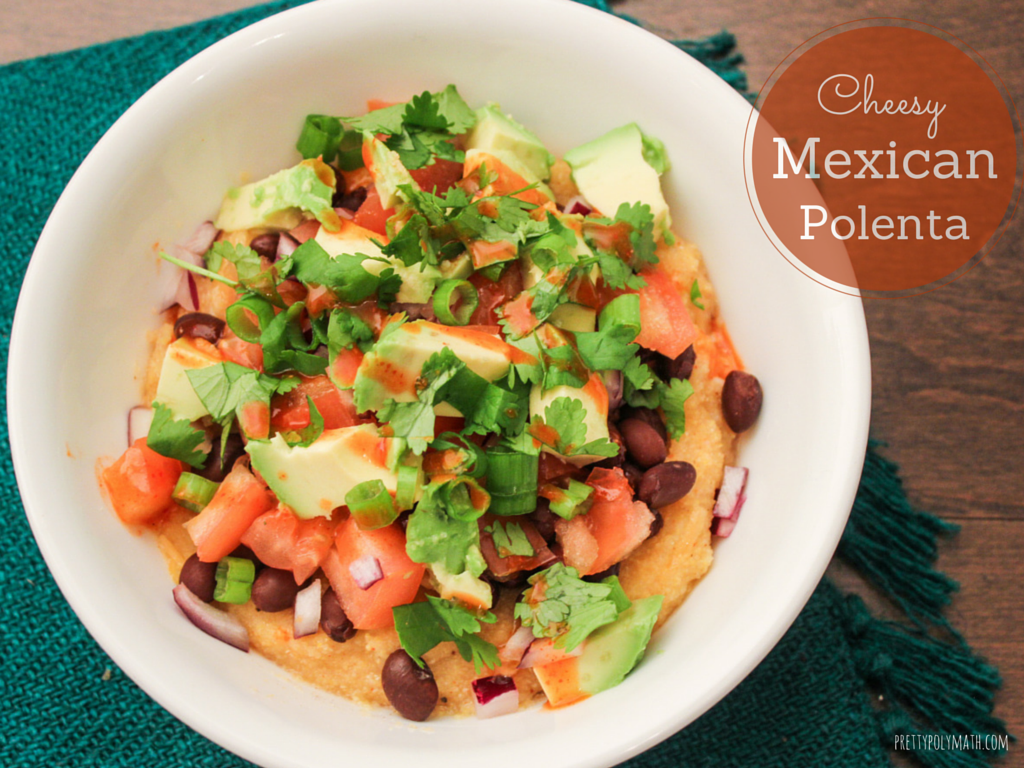 cheesy mexican polenta bowl