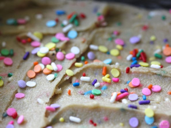 Birthday Cake Blondies | Milk & Cardamom