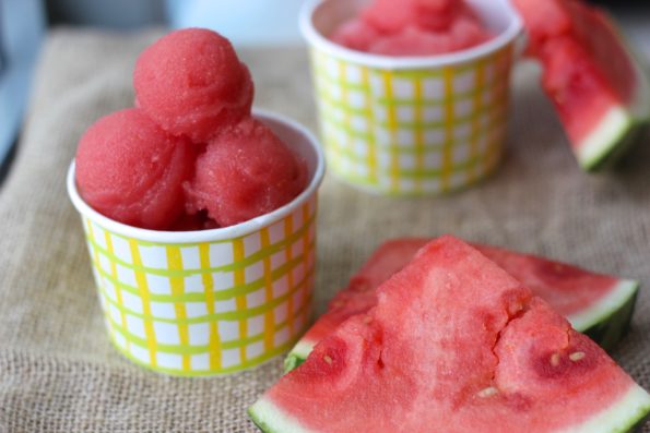 Raspberry Watermelon Sorbet