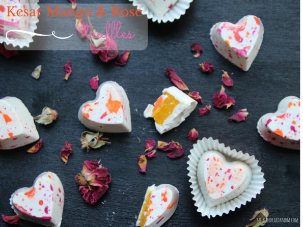 Kesar Mango and Rose Truffles