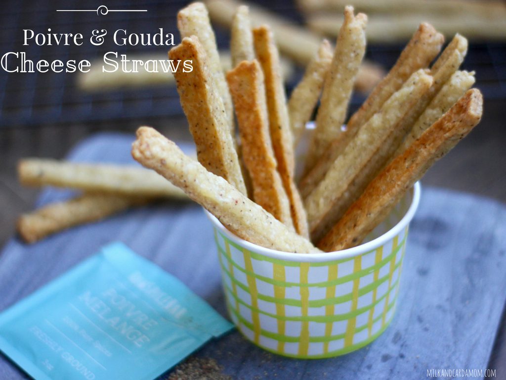 Poivre & Gouda Cheese Straws Milk & Cardamom