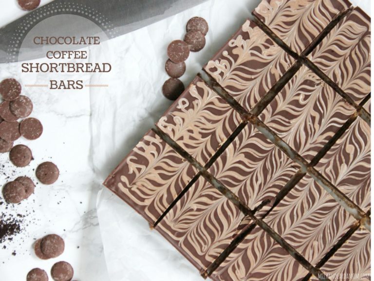 Chocolate Espresso Shortbread Bars