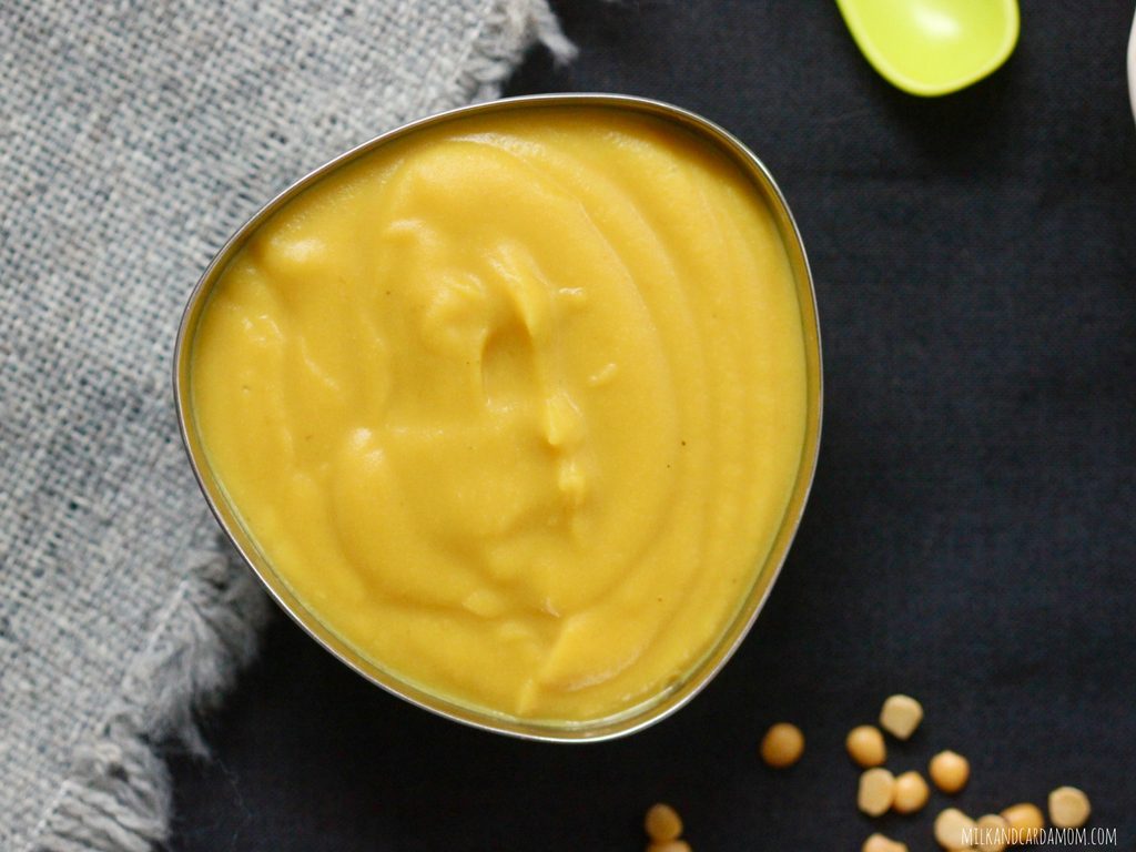 Split Pea and Turmeric Soup & Baby Food Milk & Cardamom