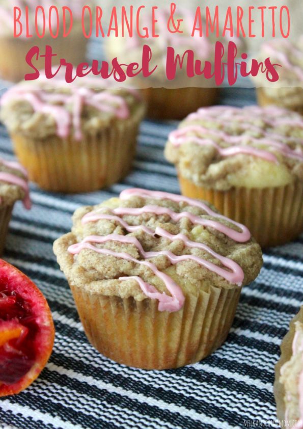 Blood Orange and Amaretto Streusel Muffins