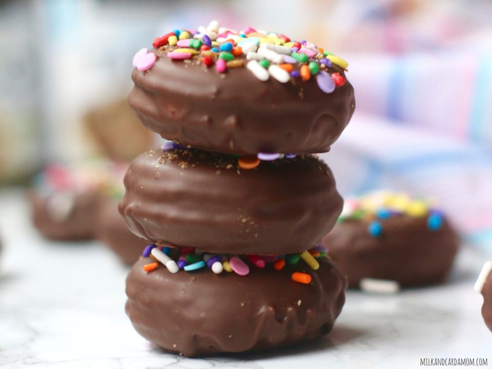 Chocolate Covered French Macarons