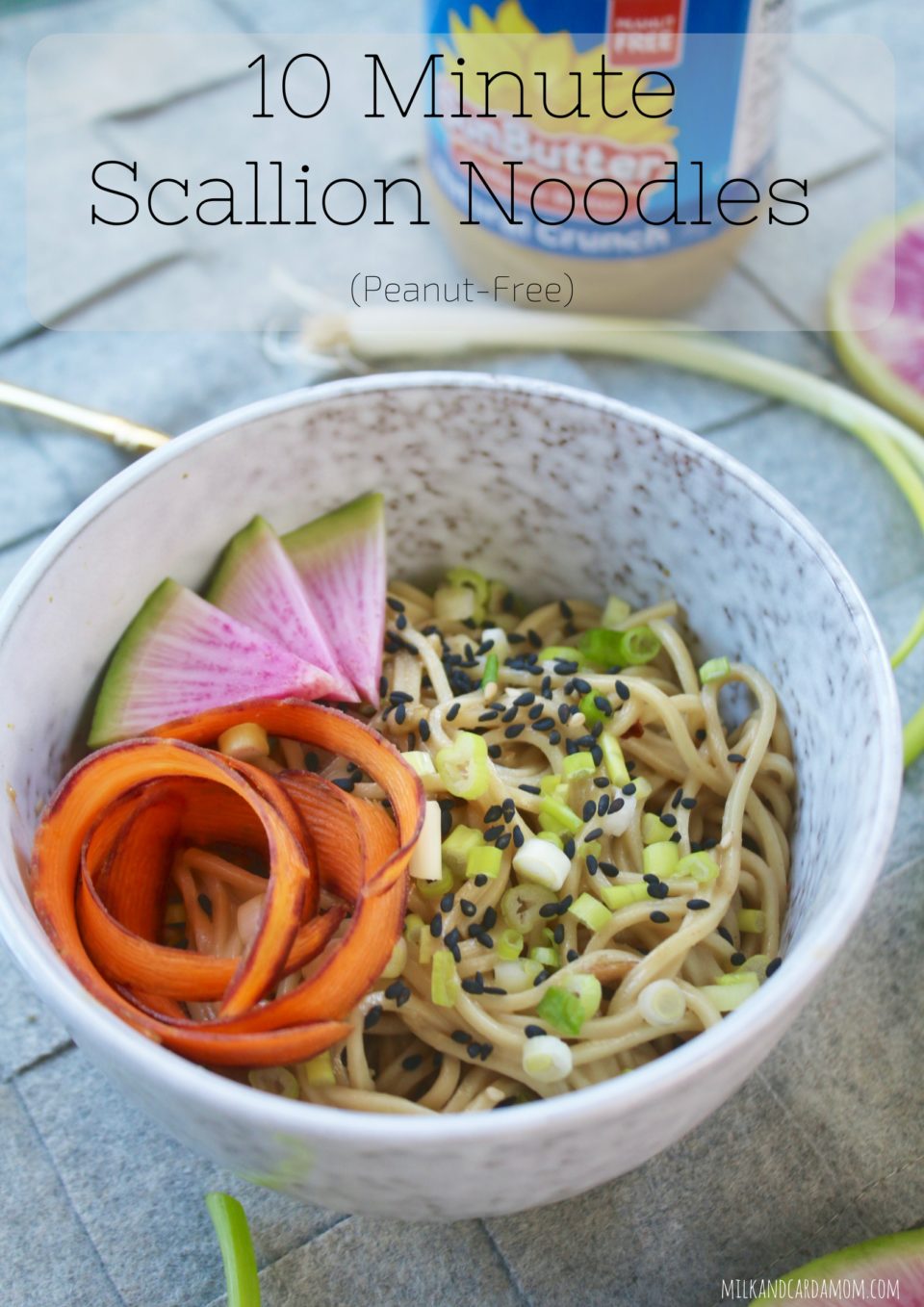 10 Minute Scallion Noodles (Peanut Free)