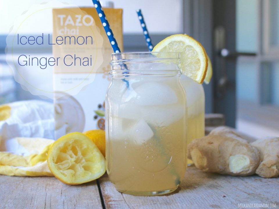 Iced Lemon Ginger Chai