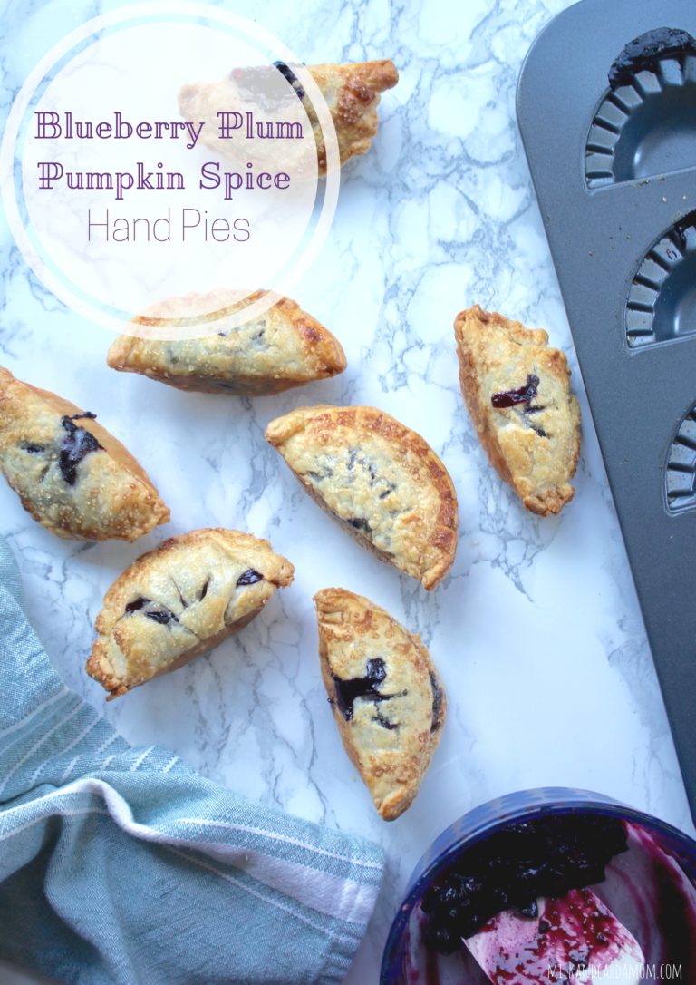 Blueberry Plum Pumpkin Spice Hand Pies