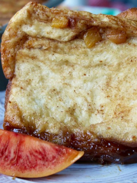 Brown Sugar & Peach Pull-Apart Bread