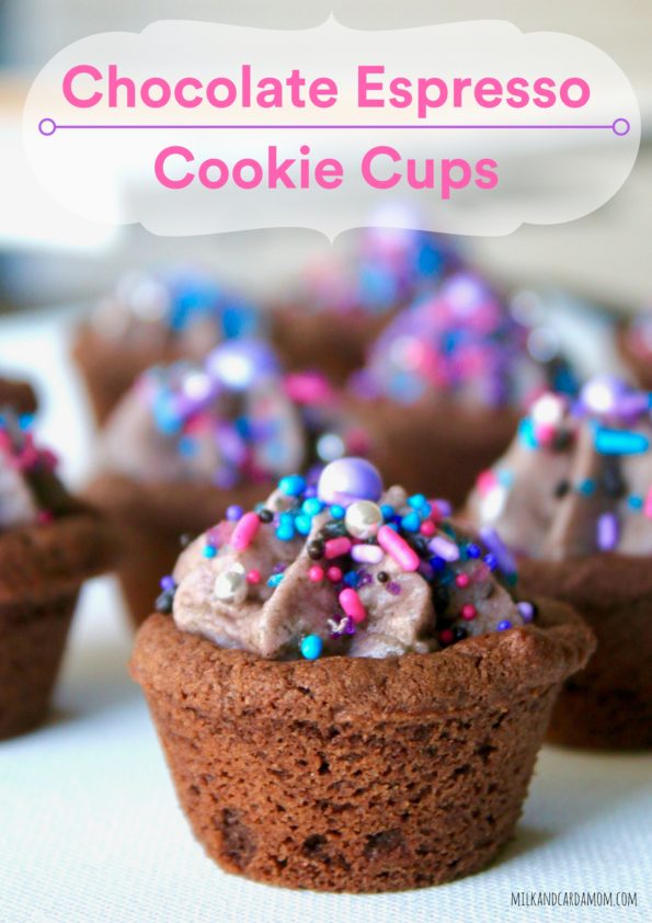 Chocolate Espresso Cookie Cups