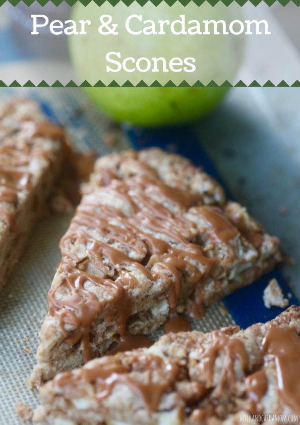 Pear and Cardamom Scones