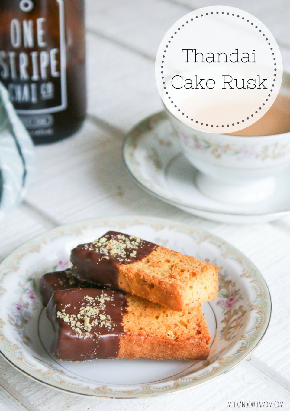 Thandai Cake Rusk Recipe with Chai | Milk and Cardamom