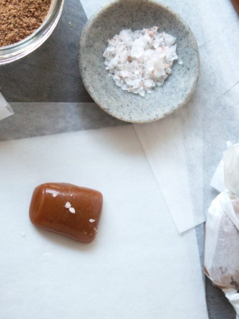 Salted Masala Chai Jaggery Caramels | Milk and Cardamom