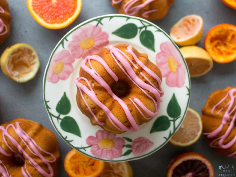 blood orange and fennel bundt cake | milk and cardamom