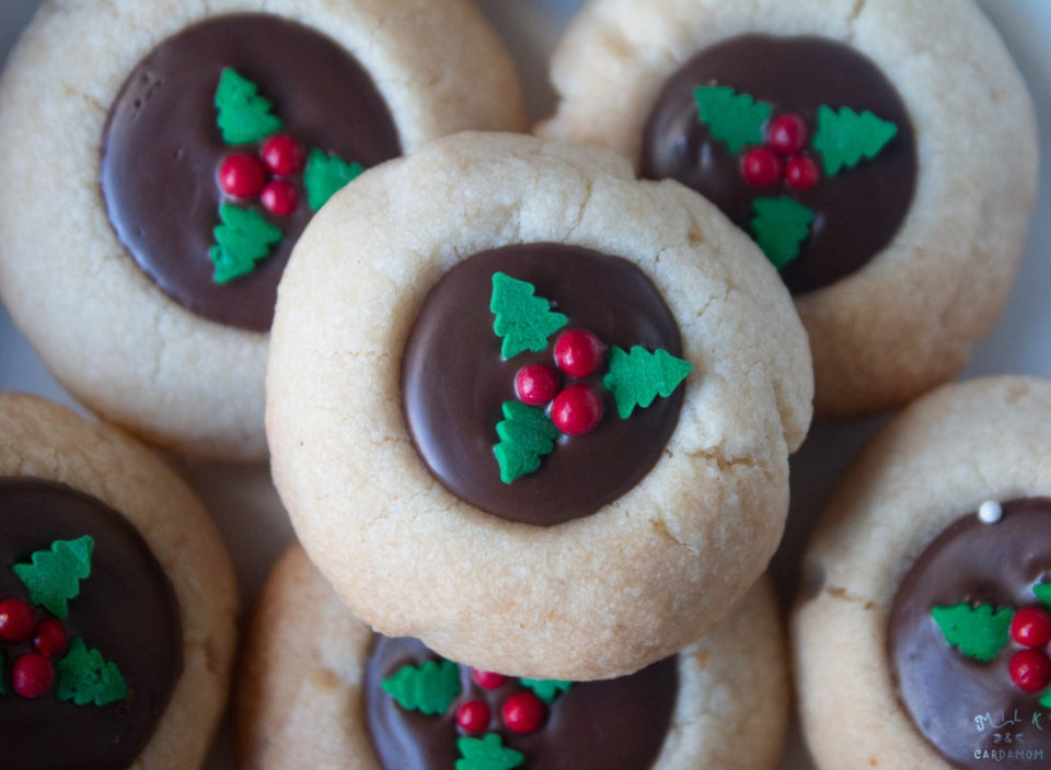 Chocolate Thumbprint Cookies Recipe | Milk and Cardamom