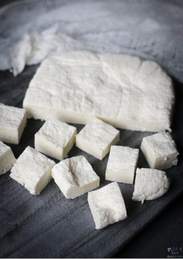 Homemade Fresh Paneer Recipe | Milk and Cardamom