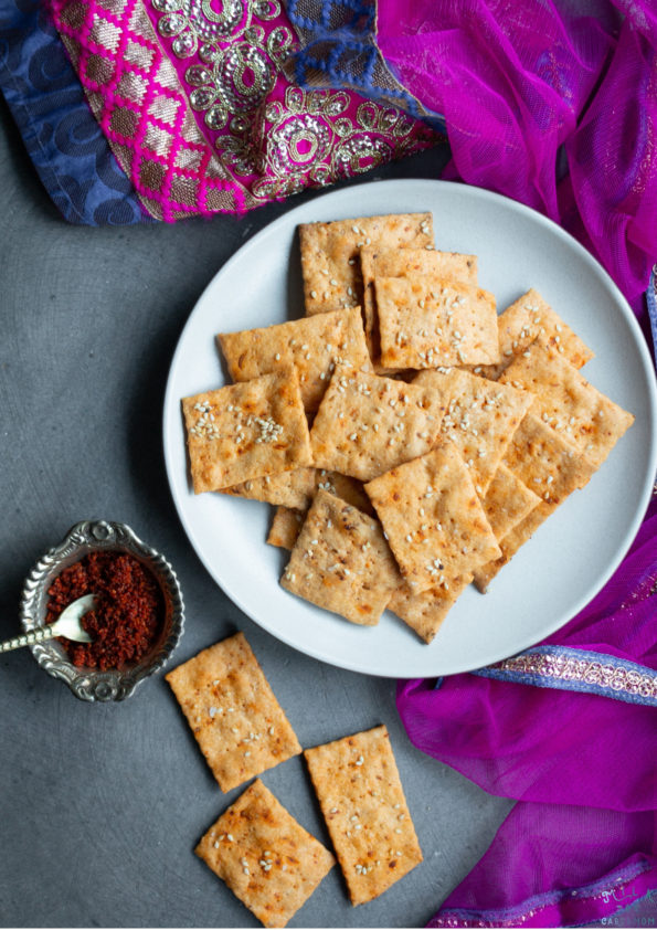 Achaar Masala Cracker Recipe | Milk and Cardamom