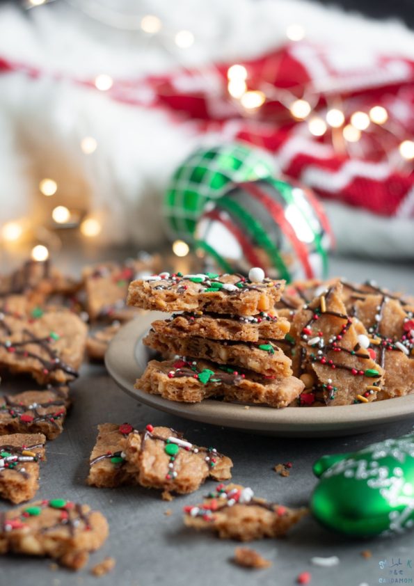 White Chocolate Chip and Macadamia Cookie Brittle | Milk and Cardamom