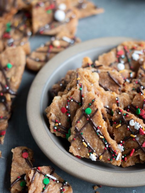 White Chocolate Chip and Macadamia Cookie Brittle | Milk and Cardamom