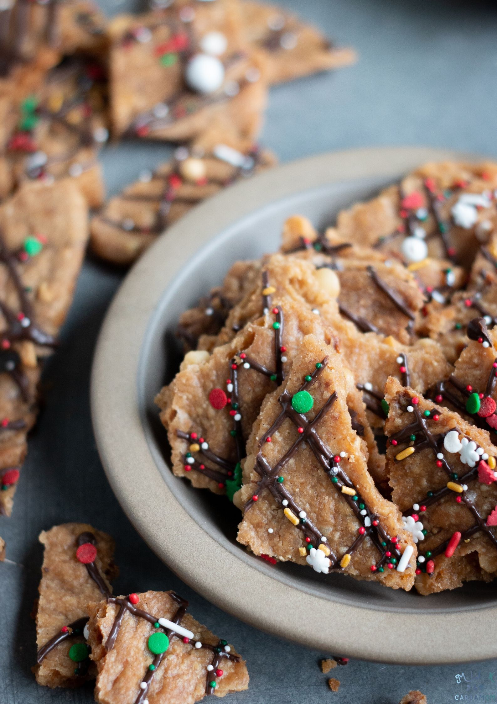 White Chocolate Chip and Macadamia Cookie Brittle | Milk and Cardamom