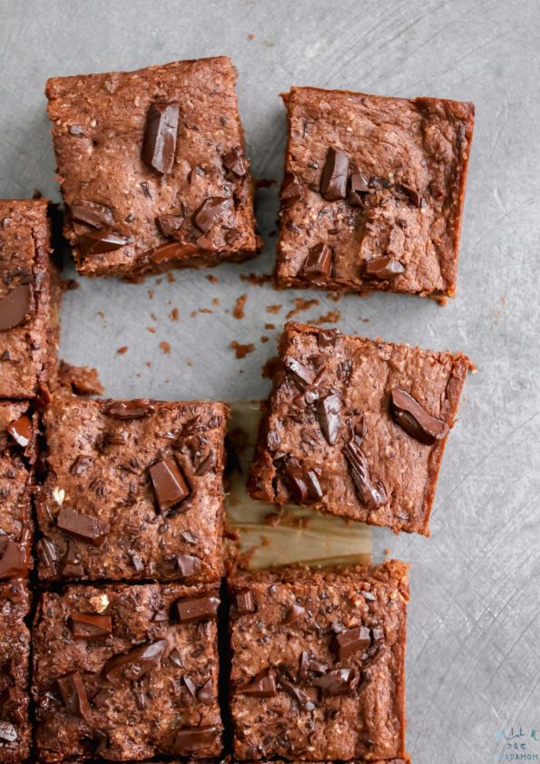 sugar free date and pecan brownies | milk and cardamom