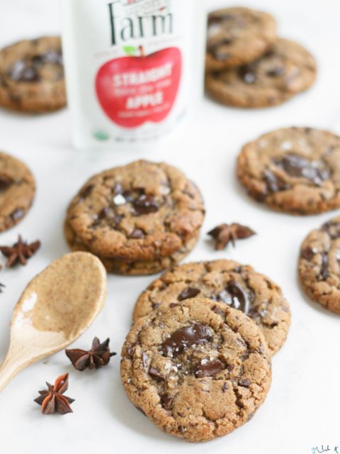Olive Oil, Almond Butter, and Anise Chocolate Chip Cookies Recipe | MIlk and Cardamom