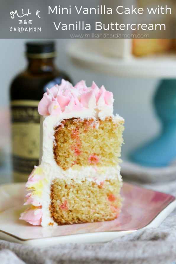 Mini Cakes with Buttercream Frosting