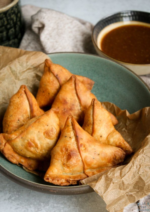 Potato and Pea Samosa Recipe | Milk and Cardamom