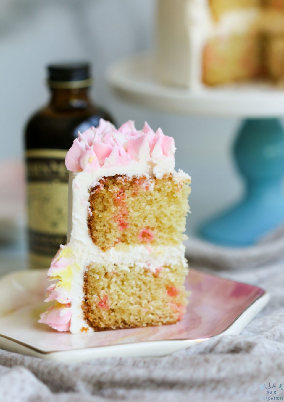 Vanilla Cake with Vanilla Buttercream Recipes | Milk and Cardamom