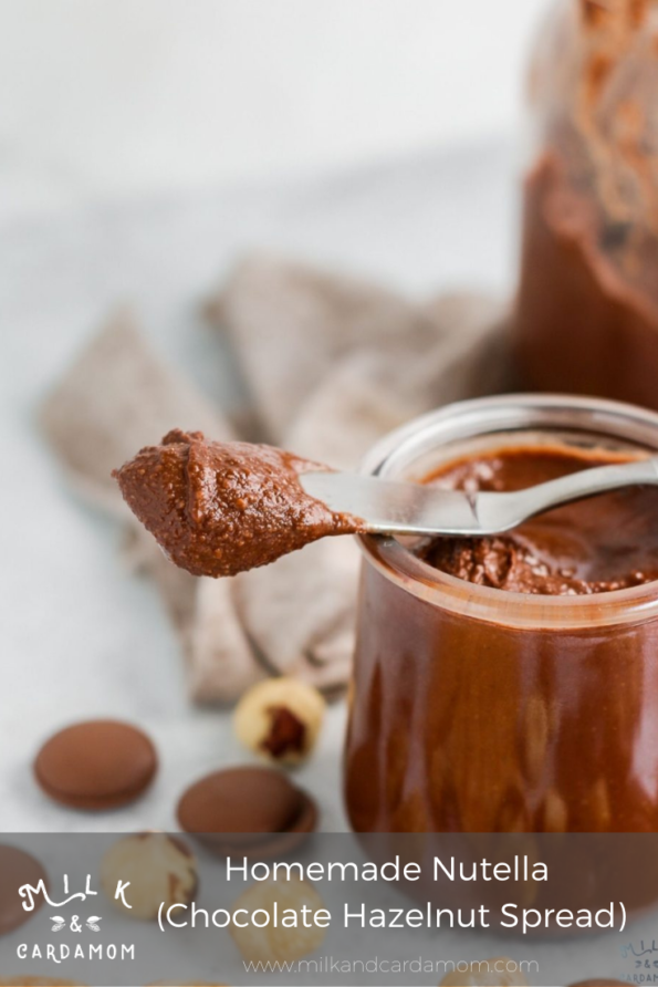 Homemade Nutella (Chocolate Hazelnut Spread)