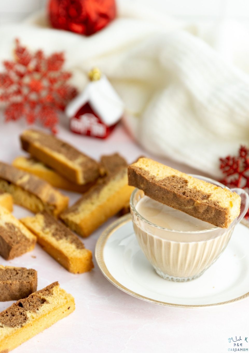 Marbled Cake Rusks | Milk and Cardamom