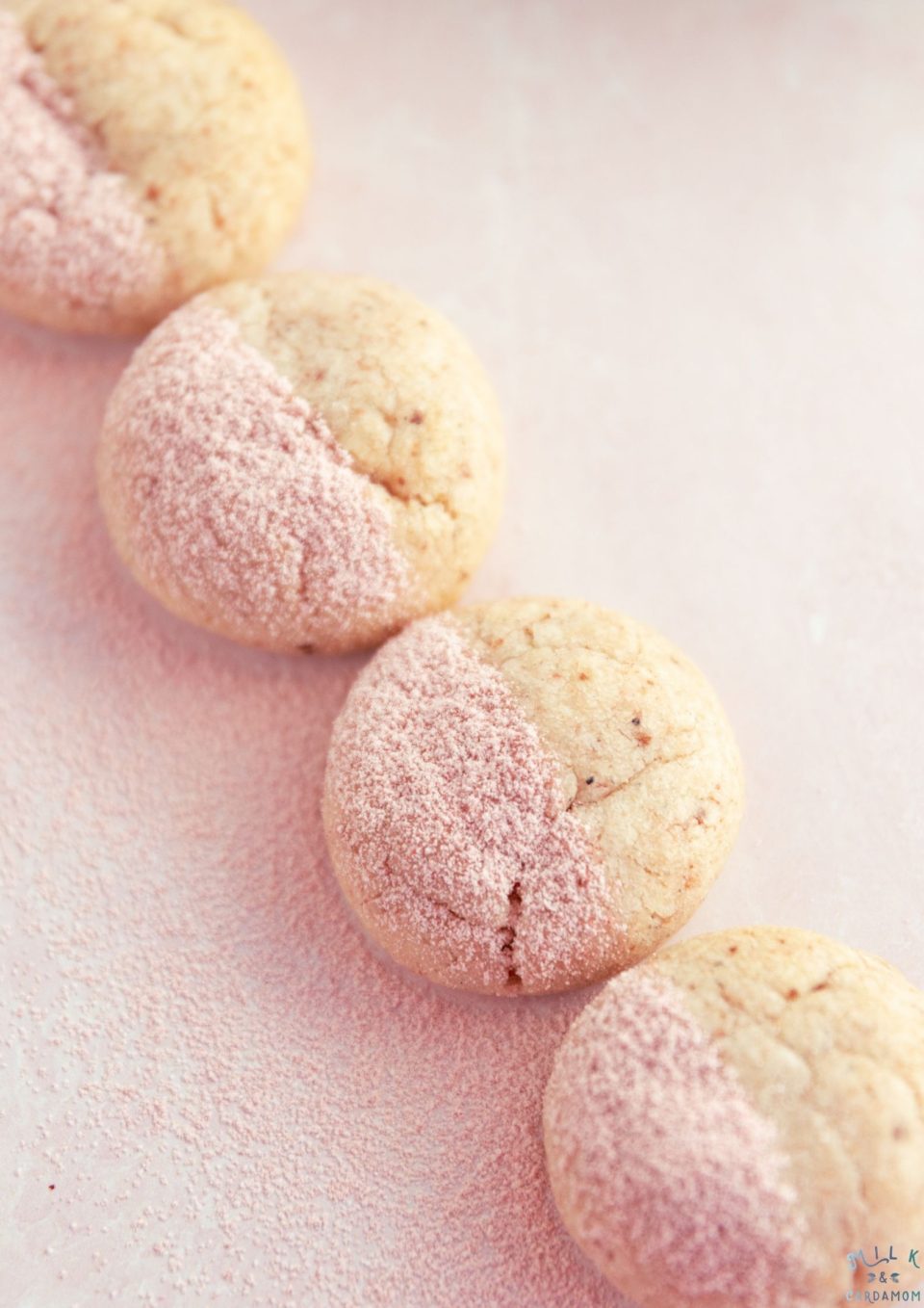 Strawberries & Cream Cookies | Milk and Cardamom