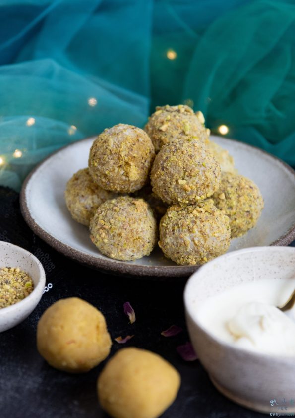 gulab jamun cake truffles