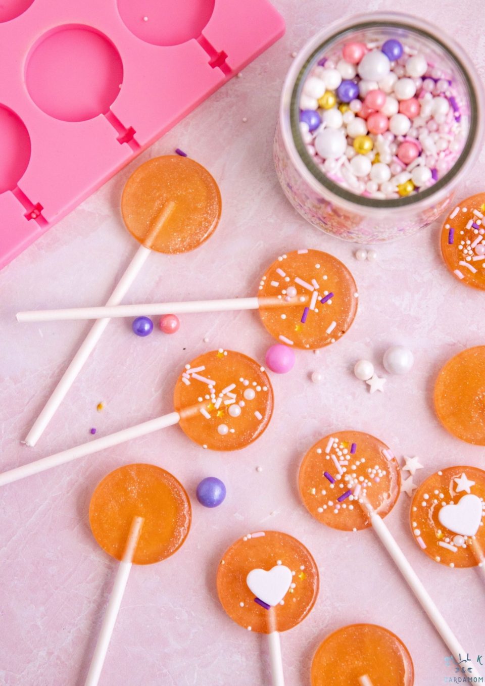 homemade hard candy lollipops