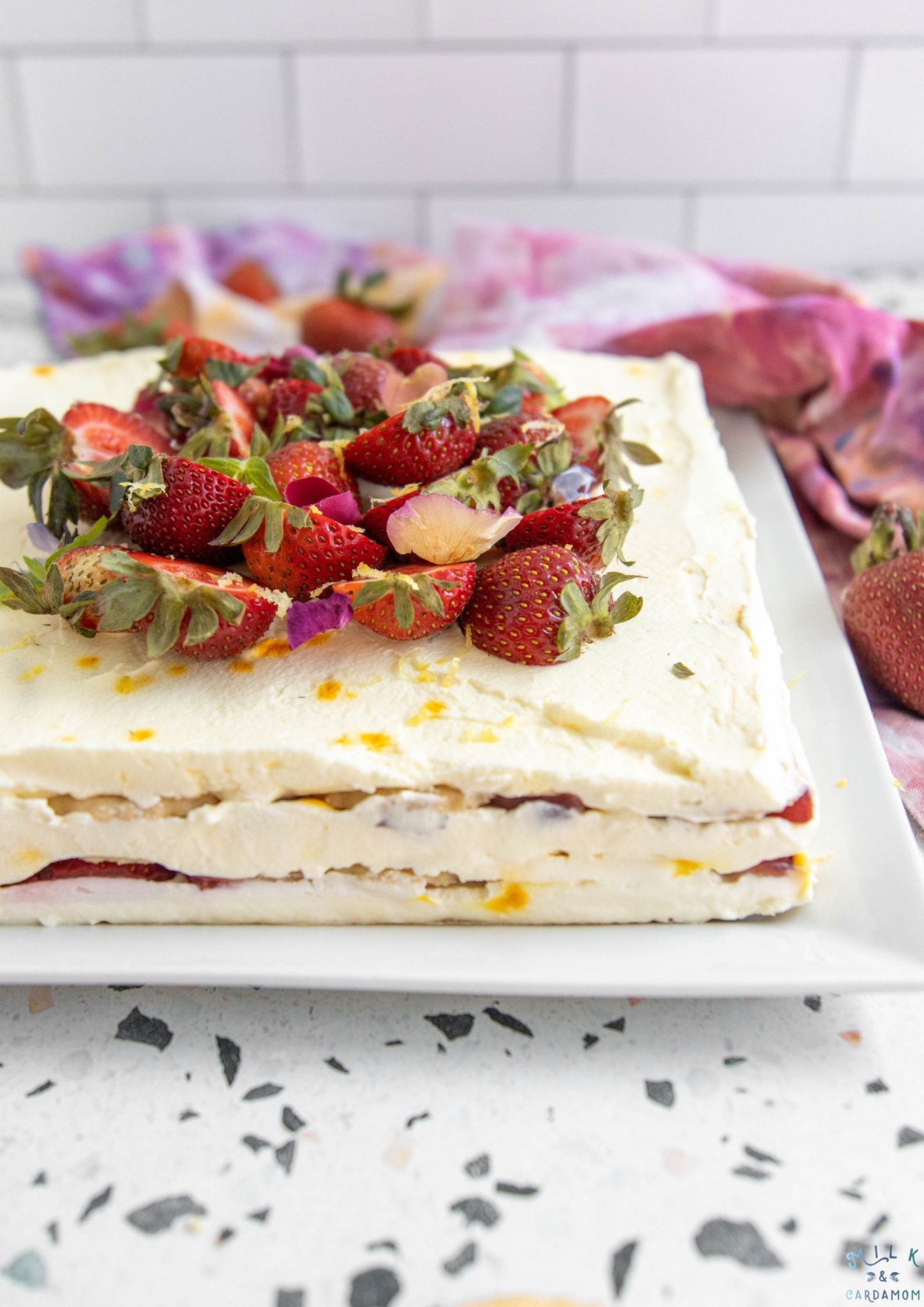 Mille Crêpe Cake Milk & Cardamom