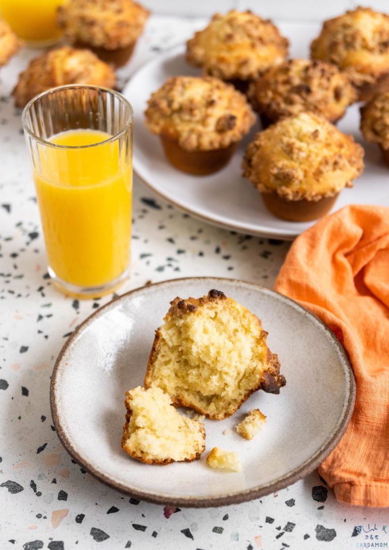 Orange and fennel muffins