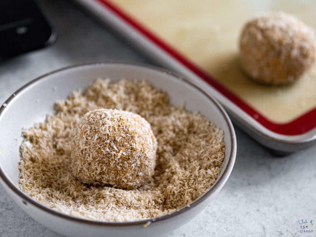 Coconut and Jaggery Cookies Milk & Cardamom