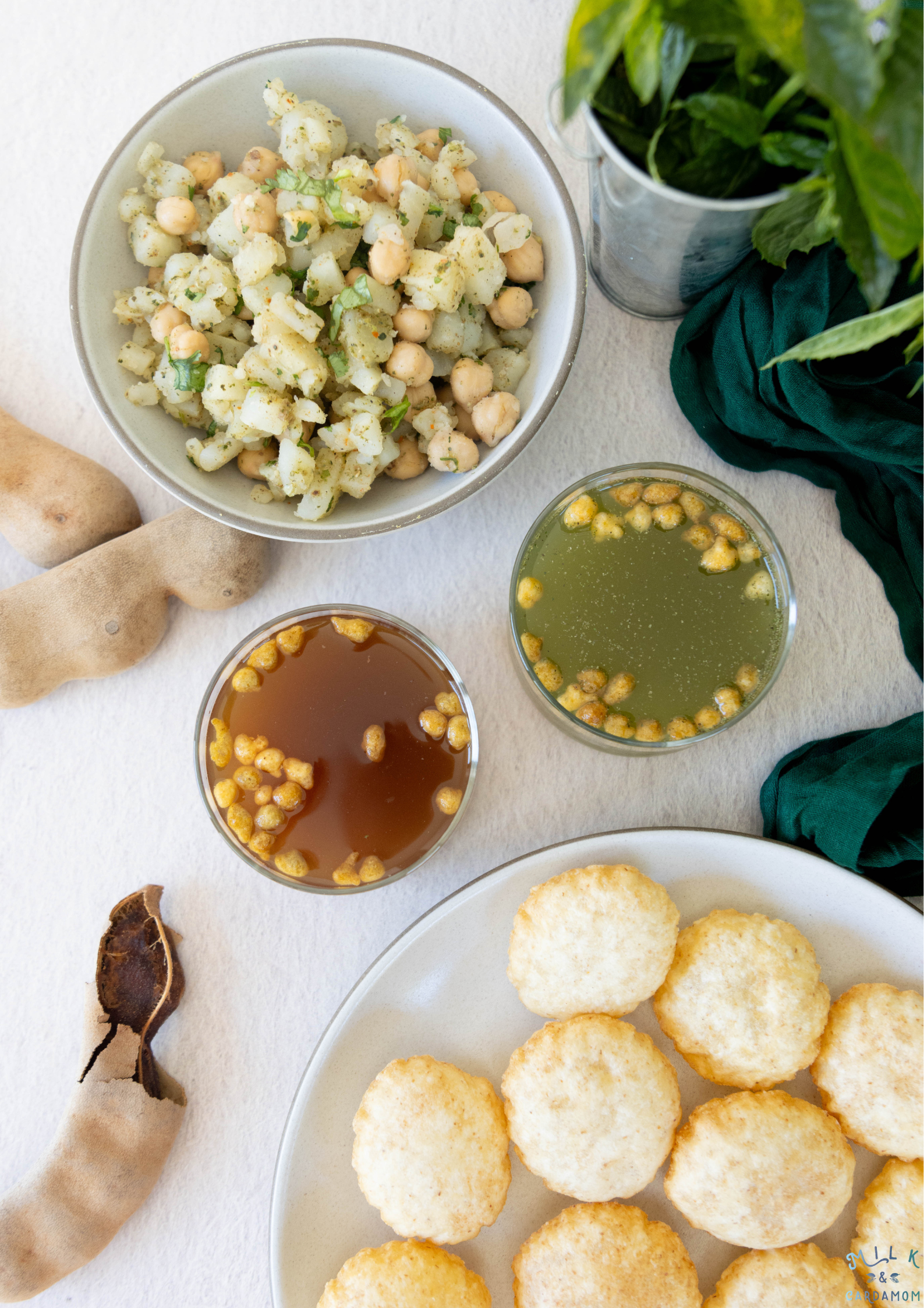 Mexican Style Golgappa with Fruit Pani - Indian Veggie Delight